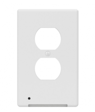 Wallplate Nl Plst Wht 1d