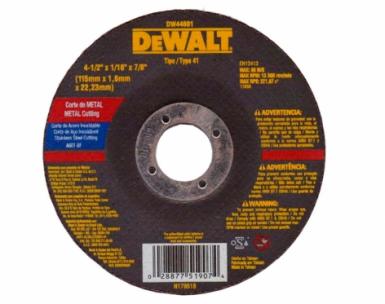 Disco Metal Dwlt 4-1/2x1/16x7/8