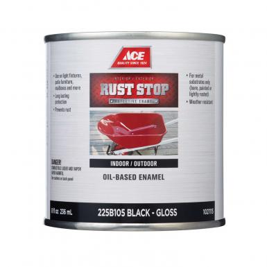 P. Rust Stop Oil En Gls Blk1/2pt