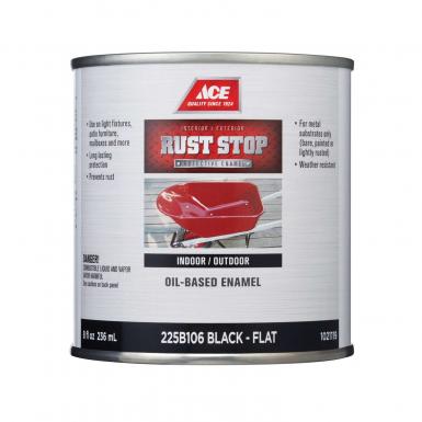 P. Rust Stop Oil En Flt Blk1/2pt