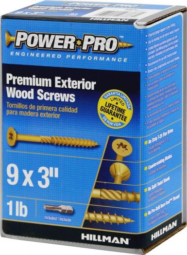 Tornillo Deck Power Pro #9x3"