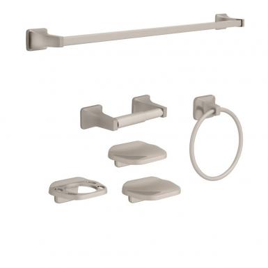 Set Acc.bano 6 Pcs Satinado