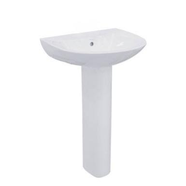 Lavamano Y Pedestal Bl  Amkp03