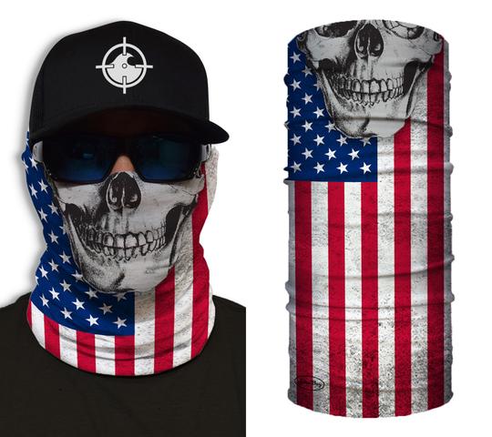 Face Guard Patriot Us-skull Flag