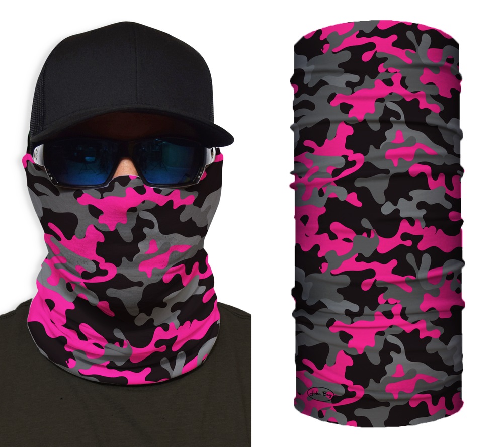 Face Guard Camo Black/pink