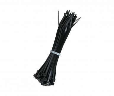 Ties Cable 4" 18# Blk 100pk