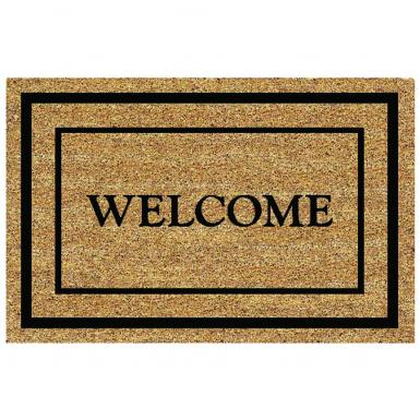 Welcome Cr Mat Pebl18x30