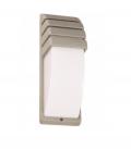Lampara Pared Ext Plateado 1luz
