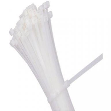 Ties Cable 6" Wht 100pk