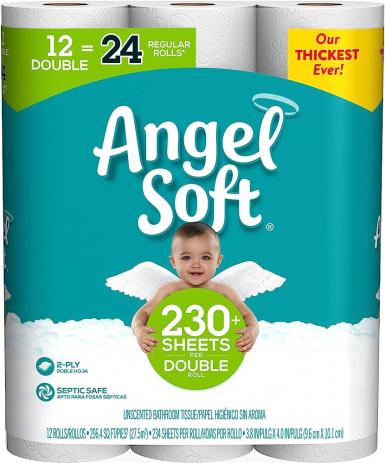 Papel Inodoro Angel Soft Tp  12r