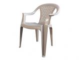 Silla Plastica Beige Con/brazo