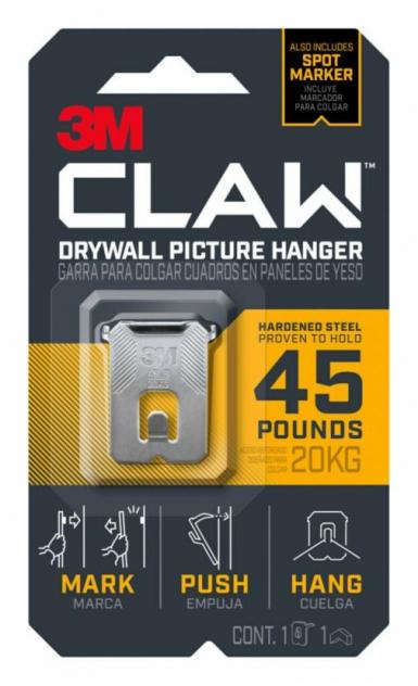 Claw Pic Hanger 45lb 3pk