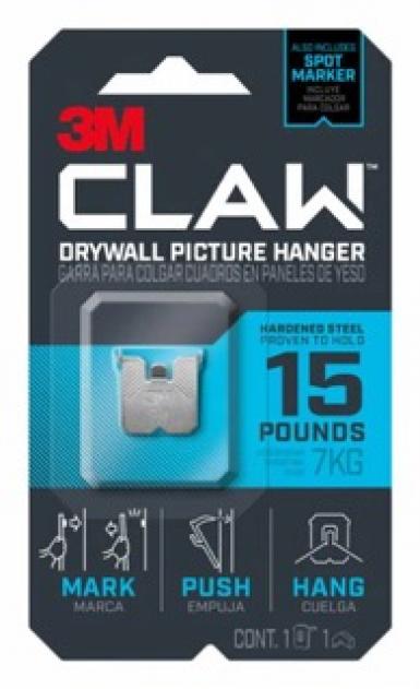 Claw Pic Hanger 15lb 5pk