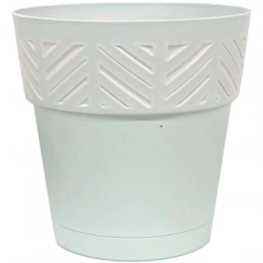 Planter Mosaic Mint 10"d