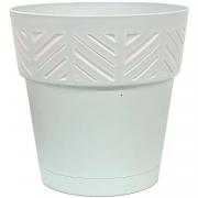 Planter Mosaic Mint 10"d