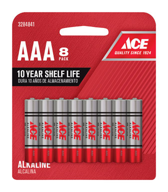 Bateria Ace Alkalina Aaa 8pk