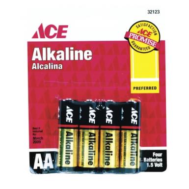 Bateria Ace Alkalina Aa Pk 4