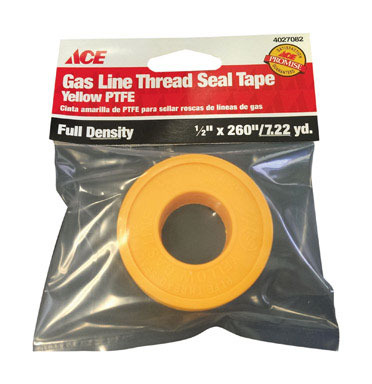 Teflon Amarillo Gas 1/2"x260"