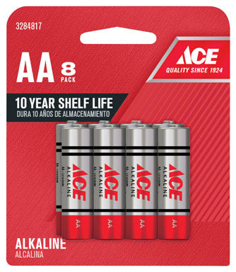 Bateria Ace Alkalina Aa Pk 8