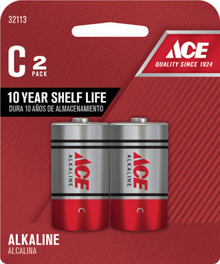 Bateria Alkalina C 2pk Ace