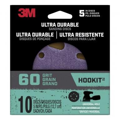 Disco Lija 60g 5x5" 10pk