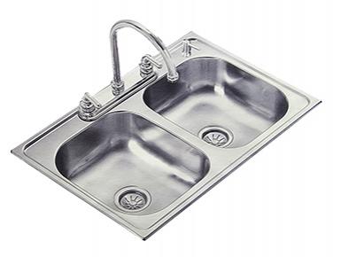 Freg Dbl Ss 8" 2 Roto As 60/40