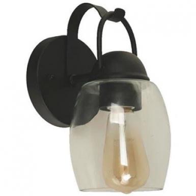 Lamp Pared Ext Negro 1l 21946-2