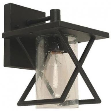 Lamp Pared Ext Negro 1l 21947-2