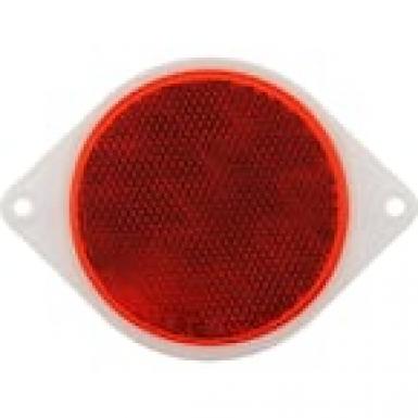 Reflector Rojo Redondo 3" 2pk