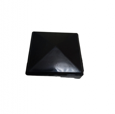 Cap Plastico 3"x3" Negro