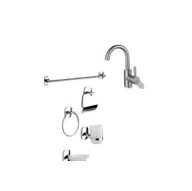 Set Acc Bano Damiani Cromo 6 Pcs