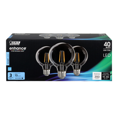 Led G25 E26 Dl 40w 3pk