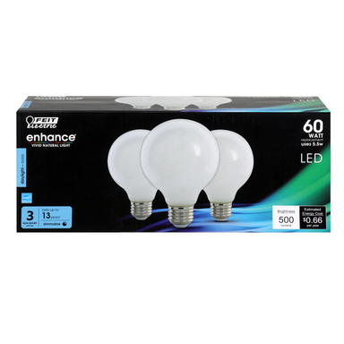 Led G25 E26 Dl 60w 3pk