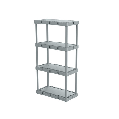 4-tier Shelving Unt Gray