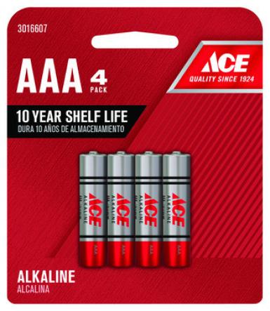 Bateria Ace Alkalina Aaa 4pk