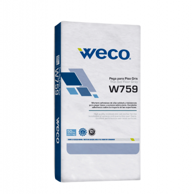 PEGA PISO WECO W-759 GRIS 50lb