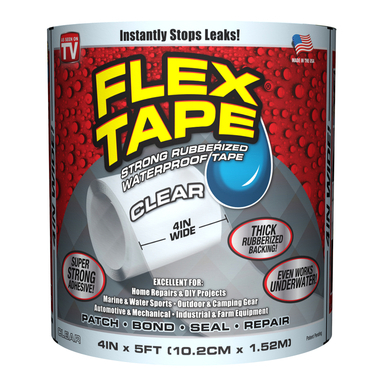 Flex Tape Clear 4"x5