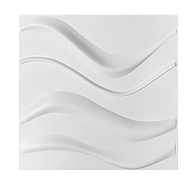 WALL PANEL 3D PVC WHT 12pc32FT^2