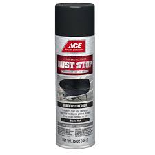 P. Spray Ace Rust Stop Blk Gloss
