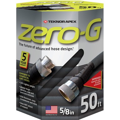 Manguera Zero G 5/8"x50'blk