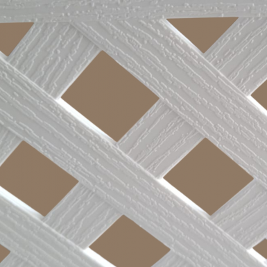 Panel Latice Bl Hueco Peq 1 1/4