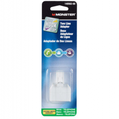 Adapter Two-line White