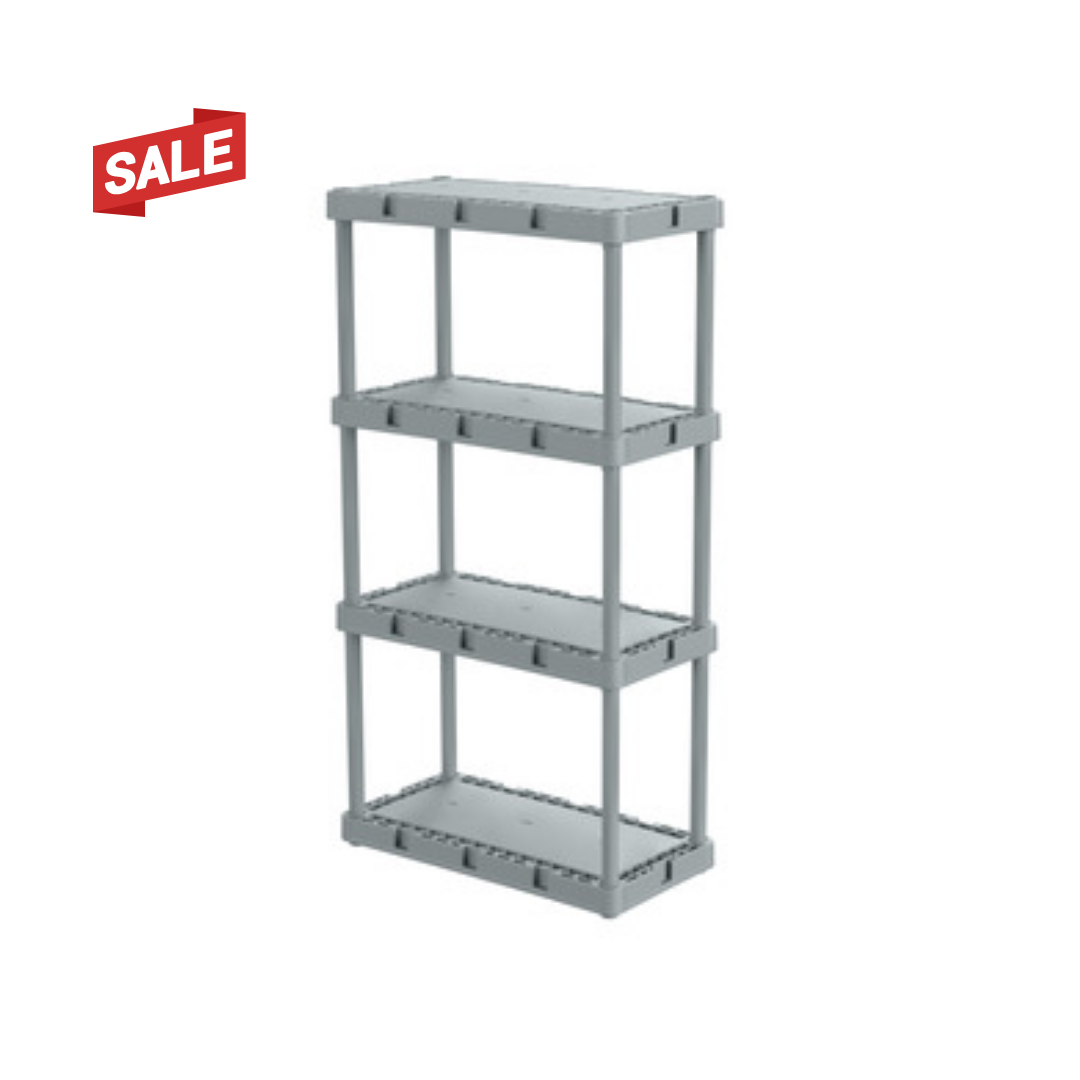 4-tier Shelving Unt Gray