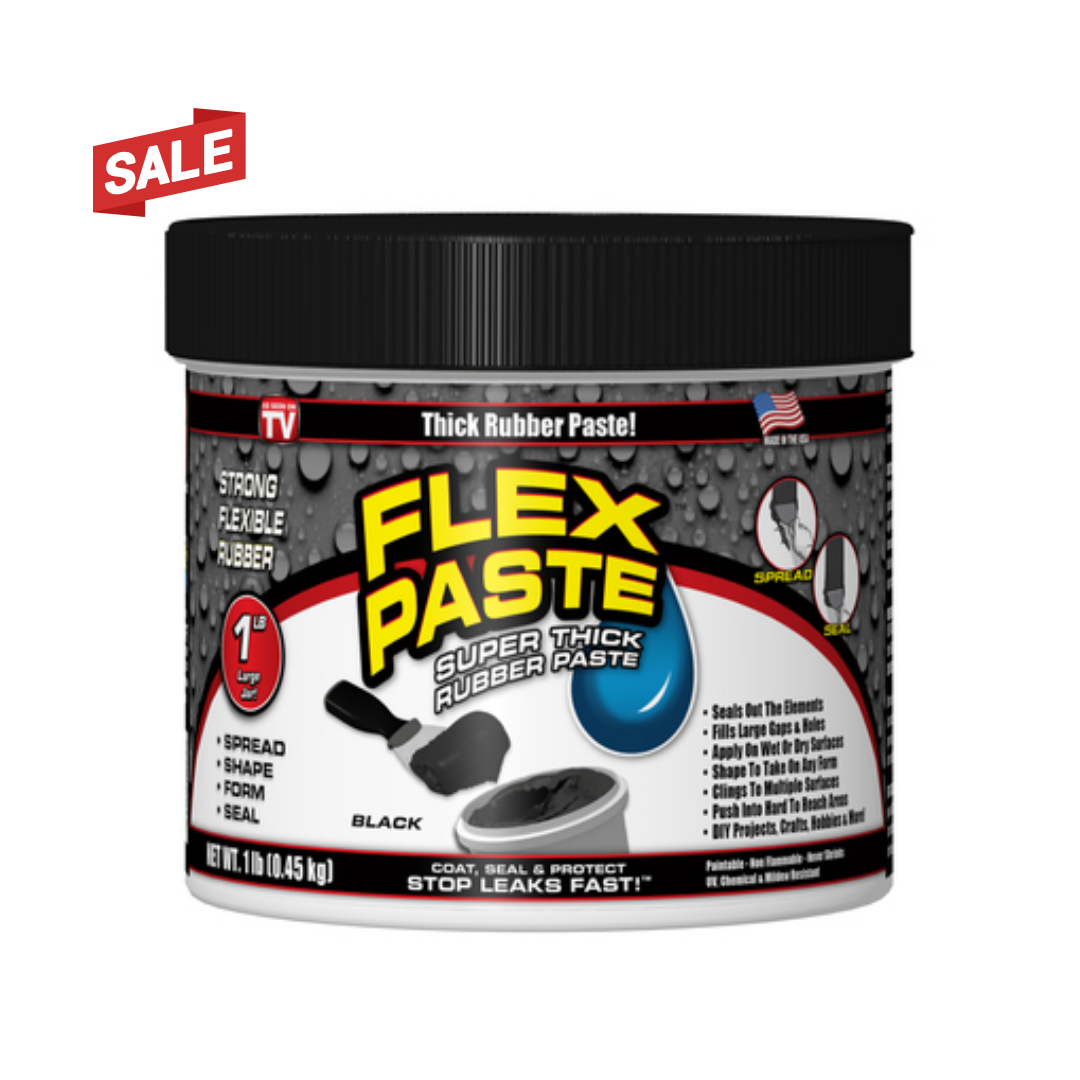 Flex Paste Rubbr Blk 1lb