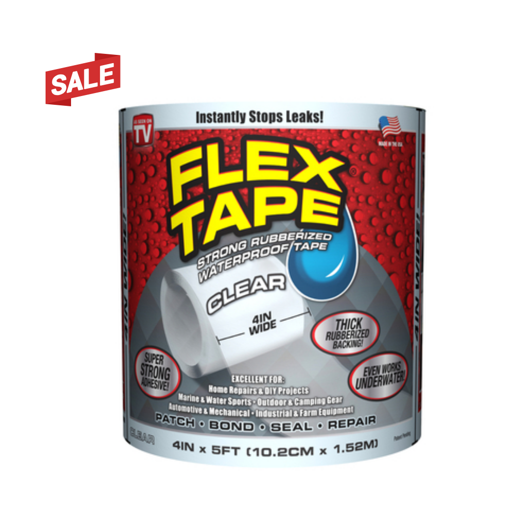 Flex Tape Clear 4"x5