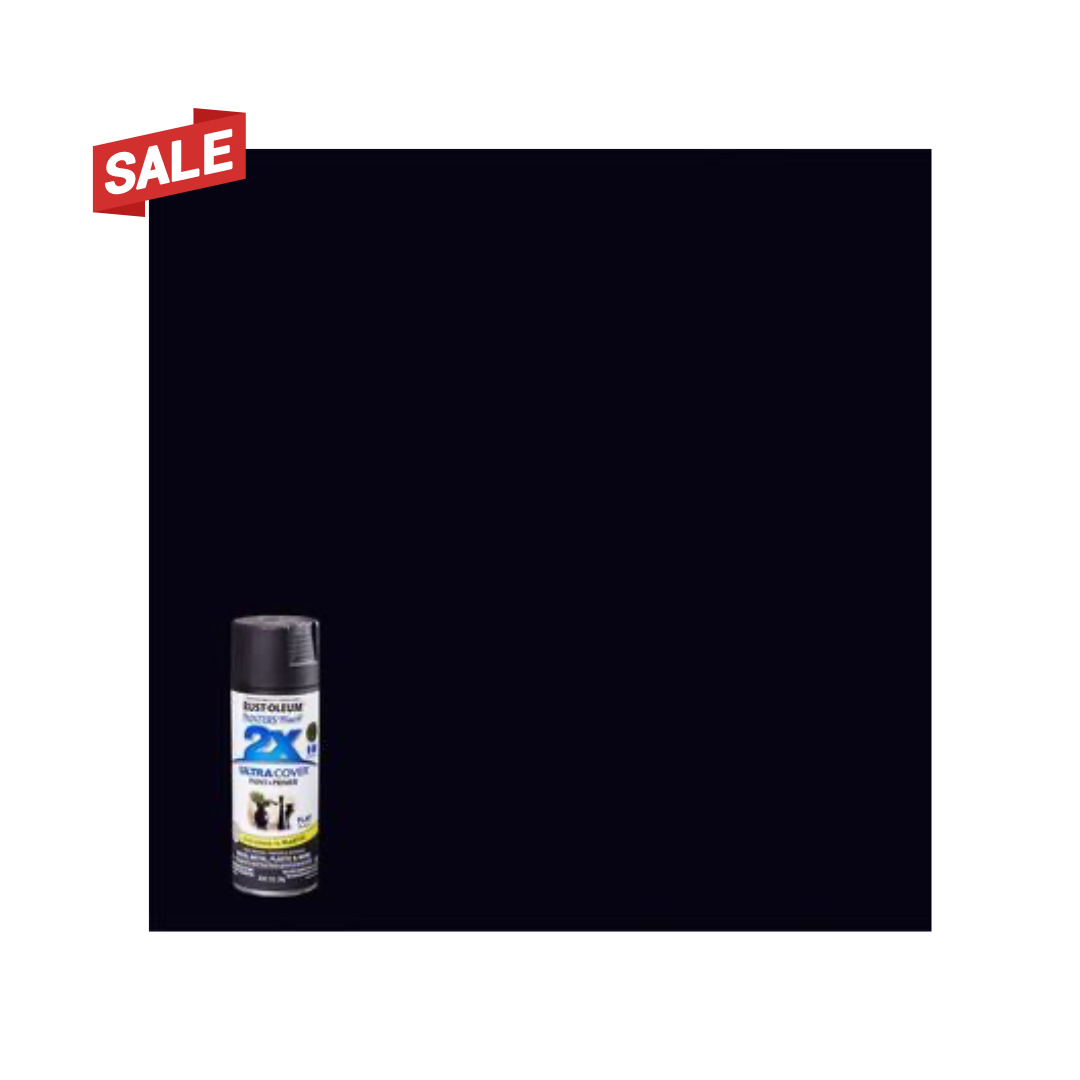 P. Spray Rust Ol 2x Flat Black