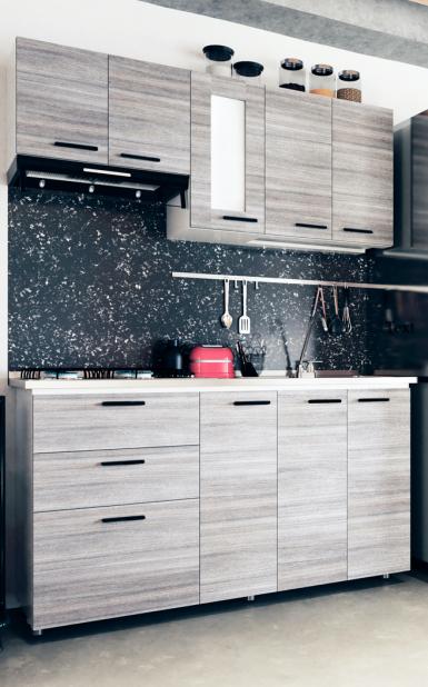 Cocina Socoda 6� Gris Humo Der