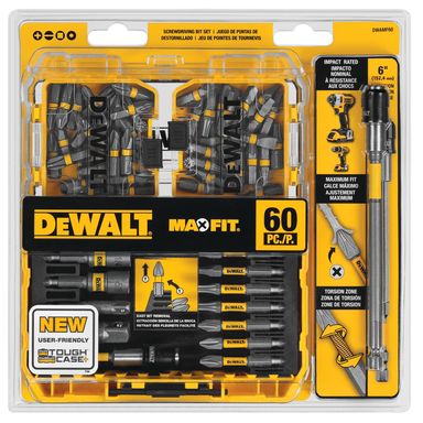 Dw Mfit Drvr Bit Set 60p