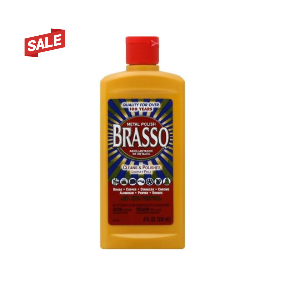 Polish Metal Brasso 8 Oz