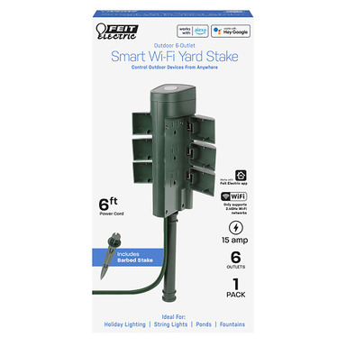 Outlet Stake W/wifi Grn